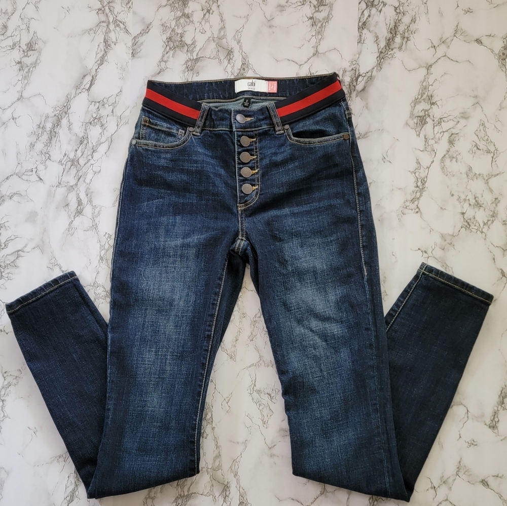 Cabi Jeans 'Button Fly Skinny' Jeans